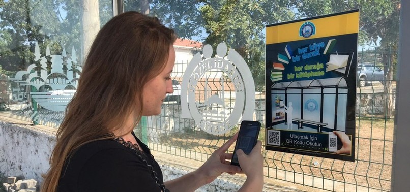 BUS STOPS WITH E-BOOK ACCESS FOR RURAL BOOKWORMS