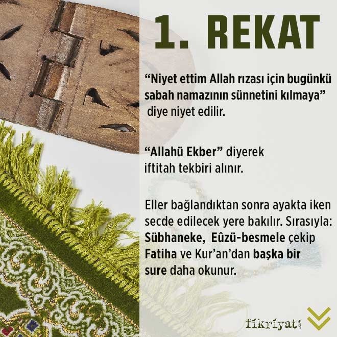 Sabah namazının sünnetinin kılınışı