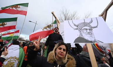 Thousands march in France to show solidarity with Iranian protesters
