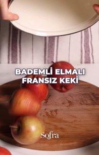 Bademli Elmalı Fransız Keki
