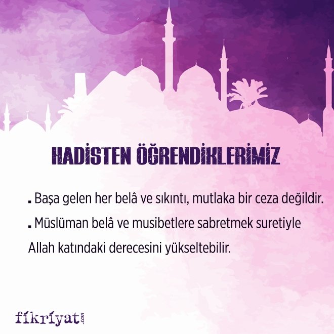 HADİSTEN ÖĞRENDİKLERİMİZ