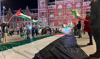 Sit-in protests in support of Palestine organized in Netherlands