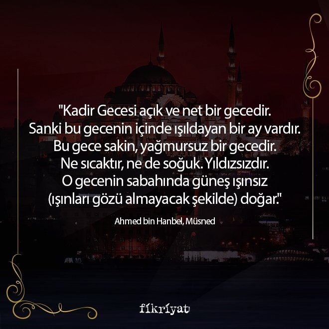KADİR GECESİ KANDİL Mİ?