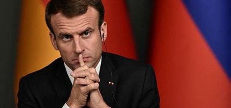 MACRON CALLS ON RUSSIA TO EXERCISE VERY CLEAR PRESSURE ON SYRIA REGIME