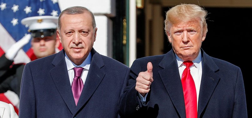 RELATIONS WITH ERDOĞAN ARE GOOD, CEASEFIRE IN SYRIA HOLDING VERY WELL: DONALD TRUMP