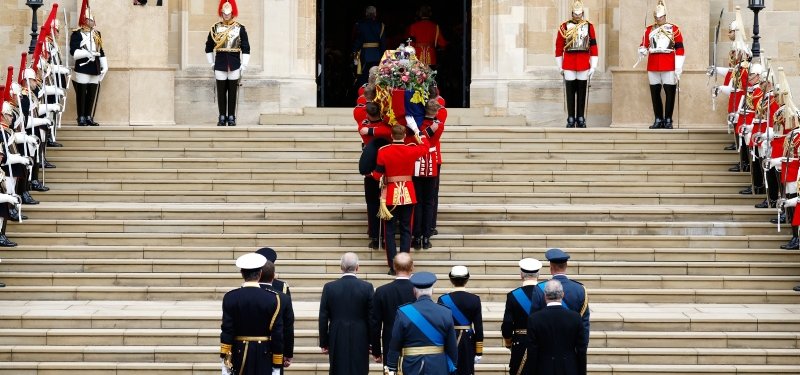 Queen Elizabeth II's coffin lowered into Royal Vault
