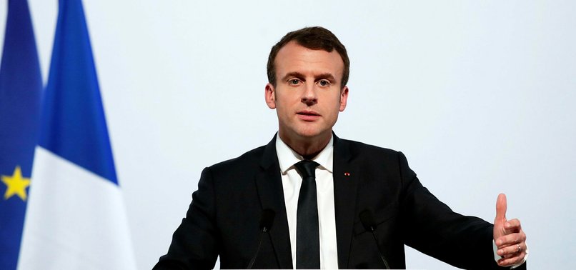 FRANCE TO STRIKE ASSAD REGIME IF USE OF CHEMICAL ARMS PROVEN - MACRON