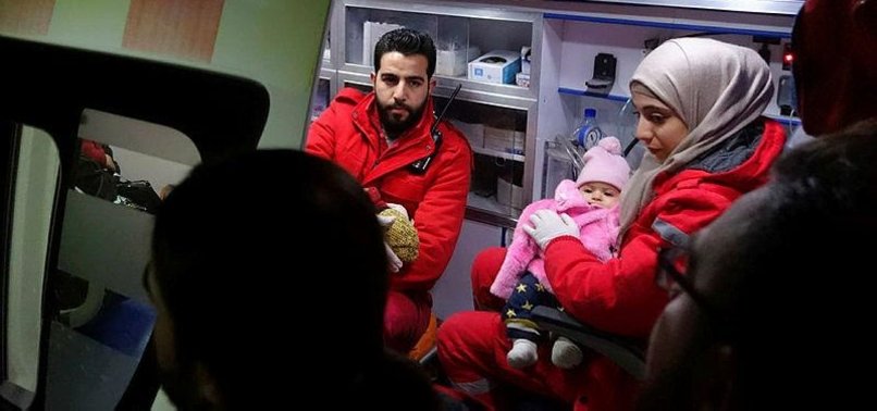 12 MORE PATIENTS EVACUATED FROM SYRIA REBEL ENCLAVE