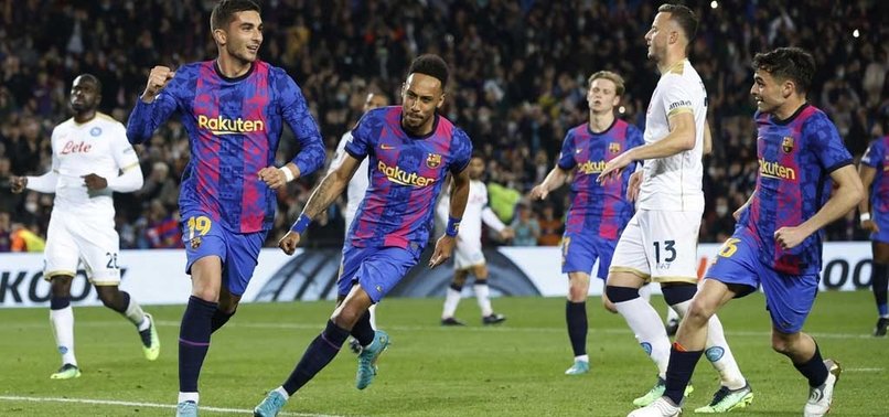 BARCELONA WASTEFUL AS NAPOLI HOLD ON TO DRAW 1-1 IN EUROPA LEAGUE