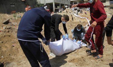 190 bodies found in mass grave at hospital in Gaza’s Khan Younis in a new Israeli war crime