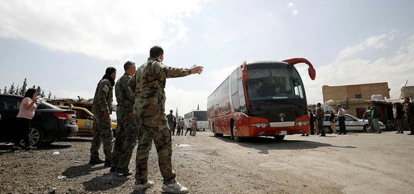 MORE THAN 50,000 PEOPLE TO LEAVE SYRIAS DOUMA - SOURCE