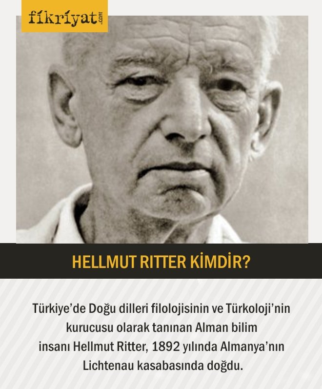 Hellmut Ritter kimdir? Fuat Sezgin’in Hocası Ritter İslam bilim ...