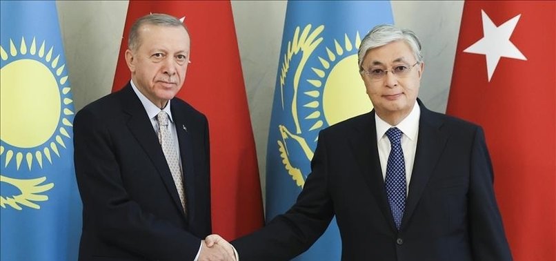 TURKISH, KAZAKH PRESIDENTS DISCUSS BILATERAL RELATIONS, REGIONAL ISSUES OVER PHONE