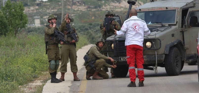 2 PALESTINIANS KILLED BY ISRAELI FORCES NEAR NABLUS