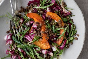 Tahin Soslu Mercimek Salatası