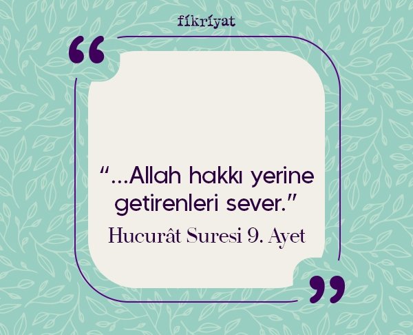 Hakkı yerine getiren kullar