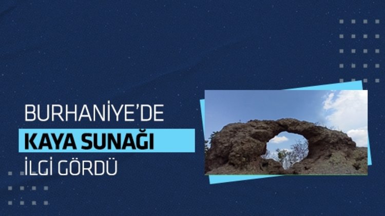 Burhaniye’ de Kaya Sunağı ilgi gördü