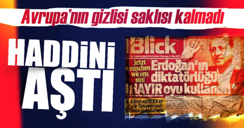 Avrupa’nın gizlisi saklısı kalmadı