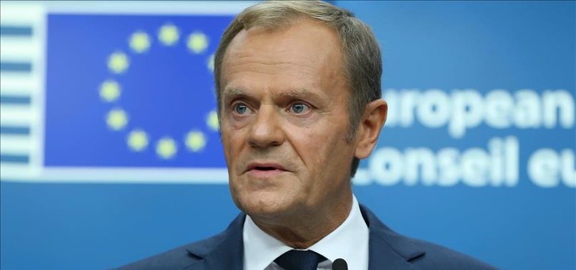 TUSK REVIVES SUGGESTION BREXIT MAY NOT HAPPEN