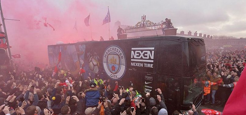 UEFA TO PROBE MAN CITY BUS ATTACK IN LIVERPOOL
