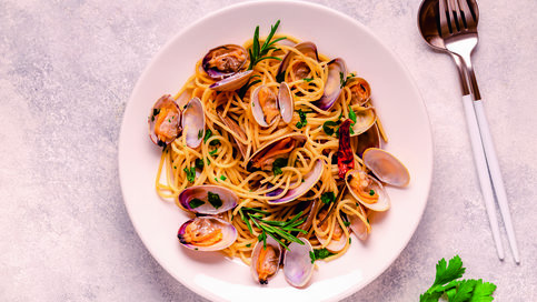 Midyeli Spagetti
