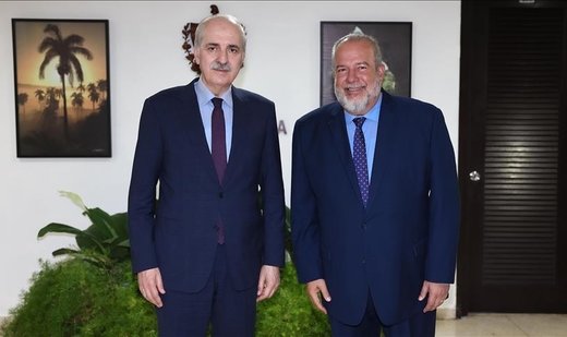 Turkish parliament speaker holds talks with Cuban leaders