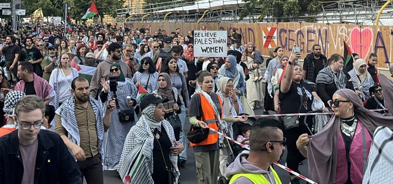 Anti-Israel rallies across Europe as police and pro-Palestinian protesters clash in Berlin