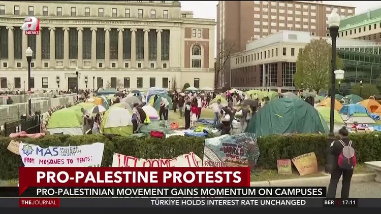 Pro-Palestinian movement gains momentum on U.S. campuses