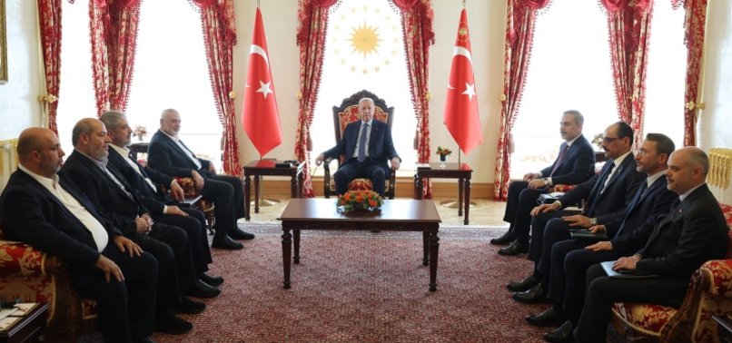 HAMAS CHIEF PRAISES TURKISH PRESIDENT ERDOĞAN FOR SUPPORT OF PALESTINE CAUSE