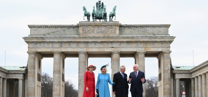 BRITAINS KING CHARLES MEETS GERMAN PRESIDENT AT BRANDENBURG GATE