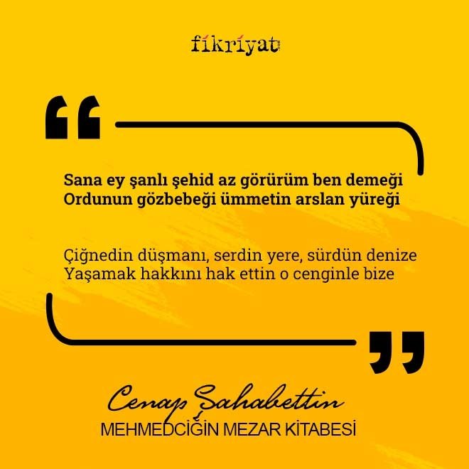 MEHMEDCİĞİN MEZAR KİTABESİ