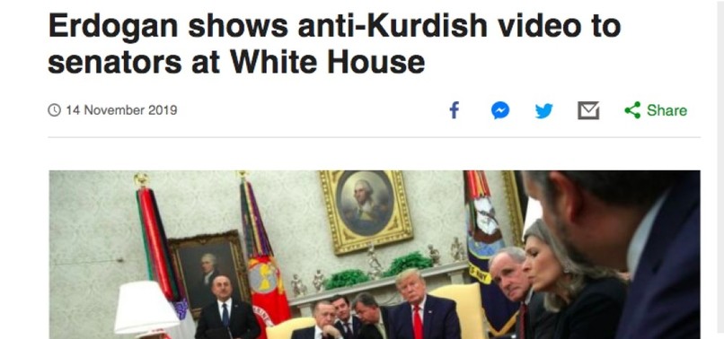 BBC WRONGLY LABELS ANTI-TERROR VIDEO SHOWN BY ERDOĞAN IN WHITE HOUSE VISIT ANTI-KURDISH