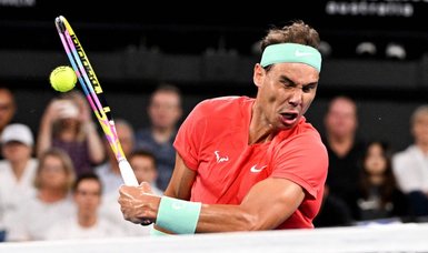 Rafael Nadal wins first match back from year-long injury