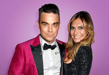 Robbie Williams ailesiyle tatile geldi