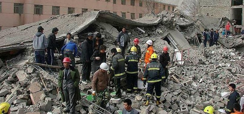 MAGNITUDE 7.4 EARTHQUAKE SHAKES QINGHAI PROVINCE IN CHINA