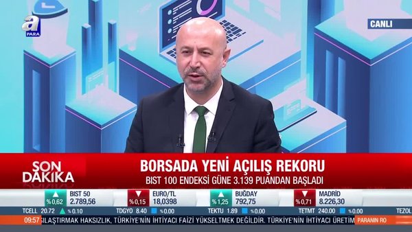 SON DAKİKA: Borsa İstanbul güne rekorla başladı | Video