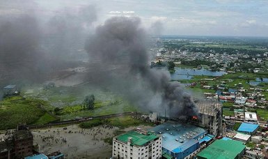 Fire in food factory in Bangladesh kills more than 50 people