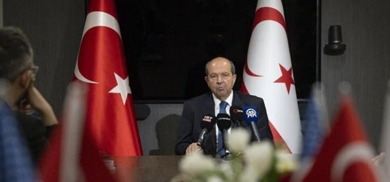Turkish Cypriot president conveys frustrations to UN chief over embargoes, sanctions
