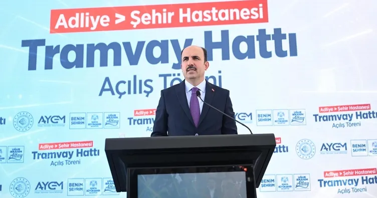 Konya’nın raylı sistem ağını güçlendirecek Adliye-Şehir Hastanesi hattı açıldı