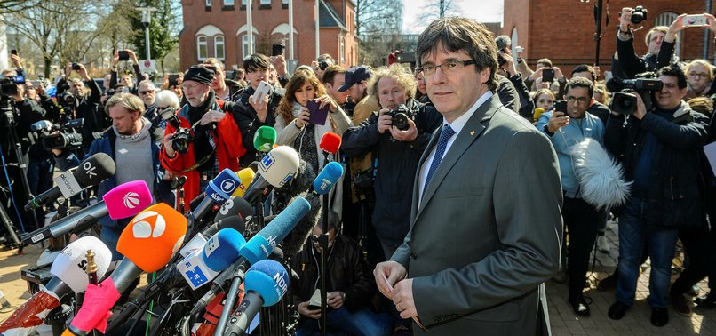 DEFIANT CATALAN EX-LEADER RELEASED FROM GERMAN PRISON