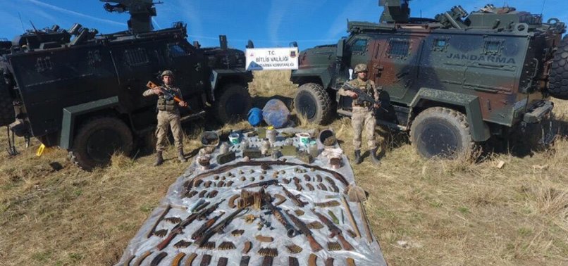 TURKISH FORCES SEIZE YPG/PKK WEAPONS IN SYRIA