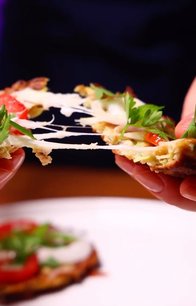 Badem Unlu Mücver Pizza
