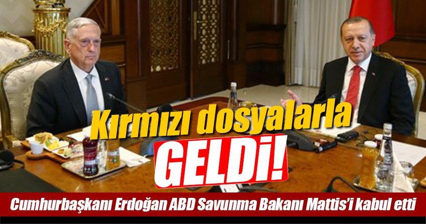 Cumhurbaşkanı Erdoğan, ABD Savunma Bakanı’nı kabul etti