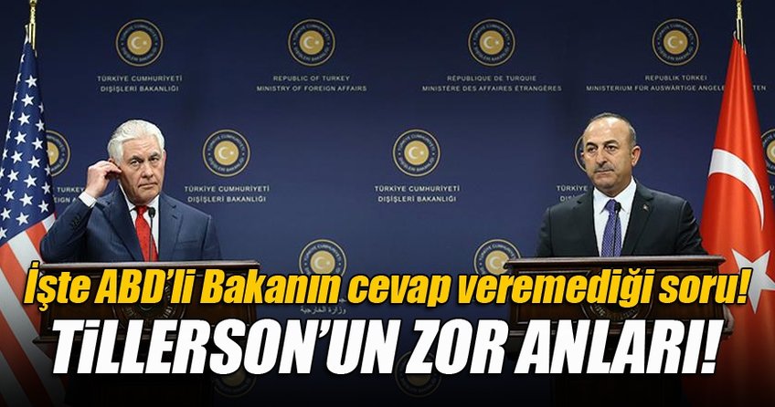 Dışişleri Bakanı Çavuşoğlu ve Tillerson’dan ortak açıklama