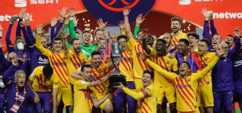 BARCELONA WIN 2021 COPA DEL REY