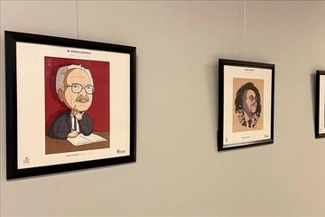 Sezai Karakoç, çizgilerle yad ediliyor