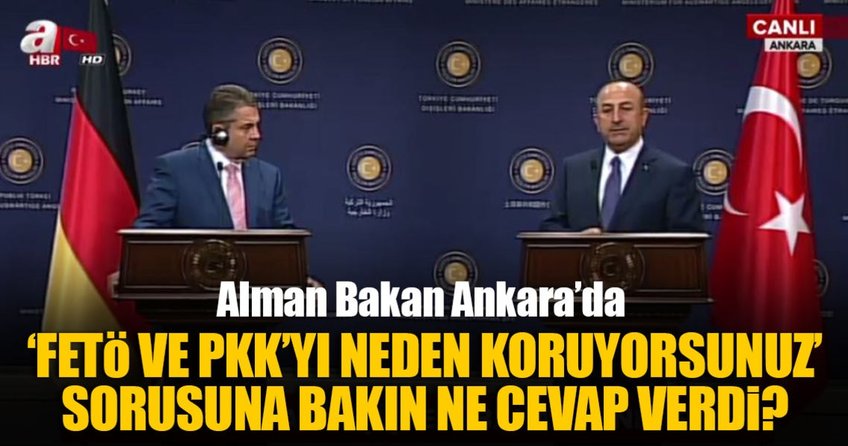 Çavuşoğlu Almanya’ya o üssü işaret etti
