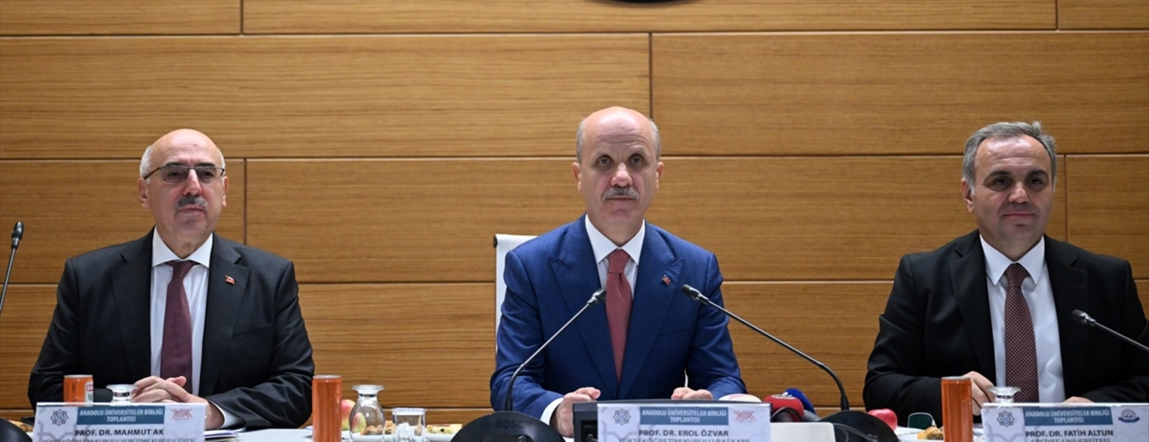 YÖK Başkanı Özvar, Anadolu Üniversiteler Birliği Toplantısı