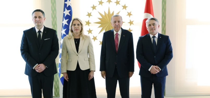 TURKISH LEADER ERDOĞAN MEETS BOSNIAN PRESIDENCY MEMBERS