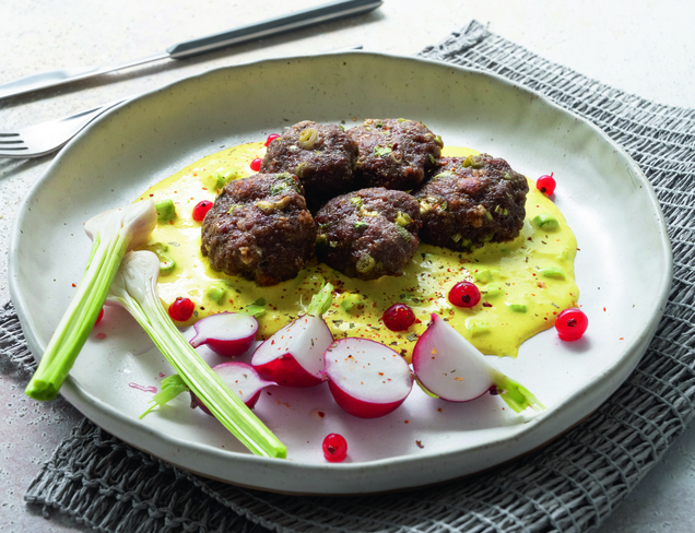 Köri Soslu, Sarımsaklı Köfte
